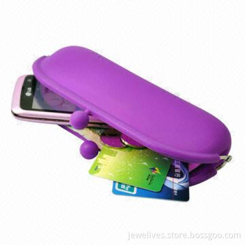 Sunglasses Case/Cosmetic Bag/Women's Wallets/Ace Silicone Coin Purses, Multifunction
